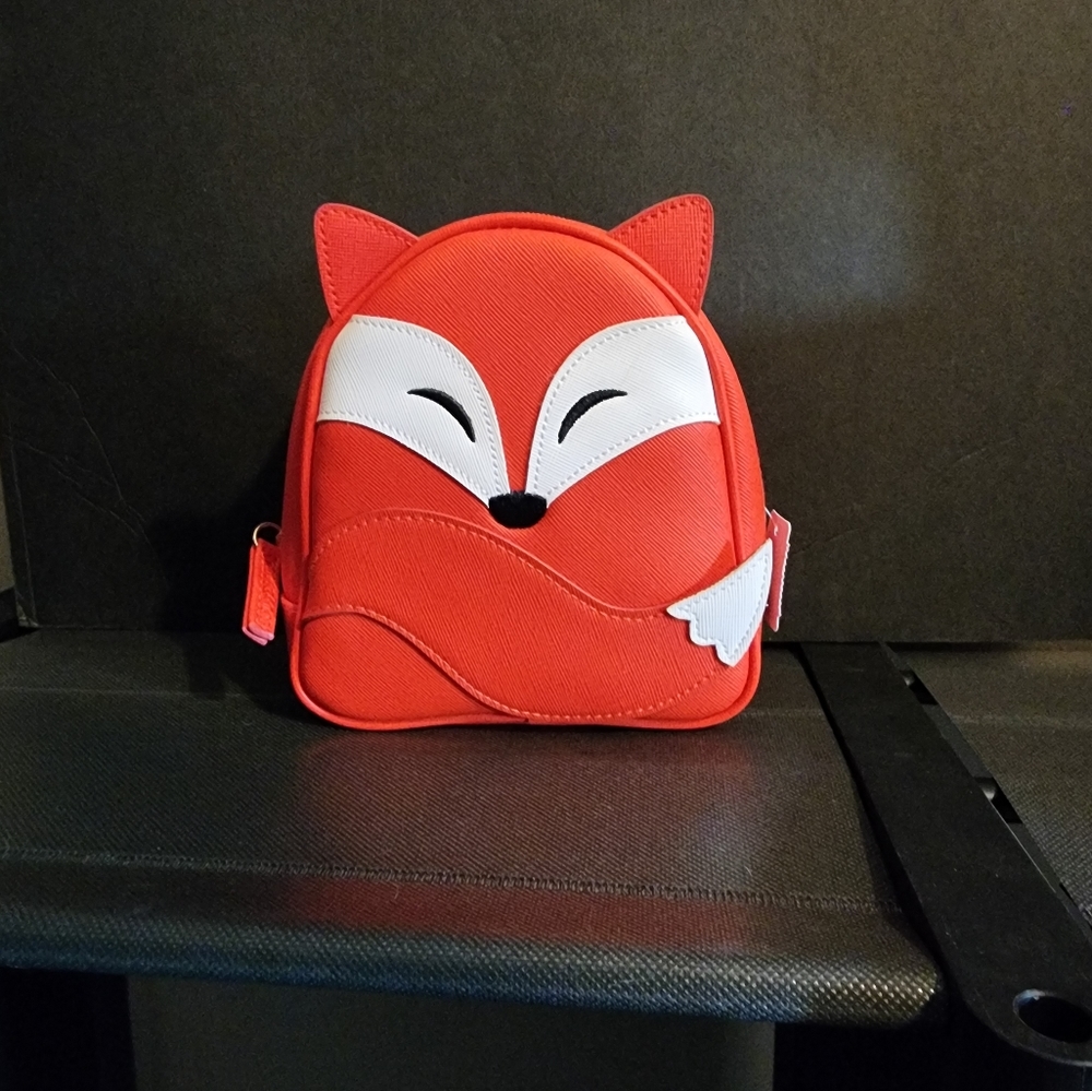 Mini fox makeup bag